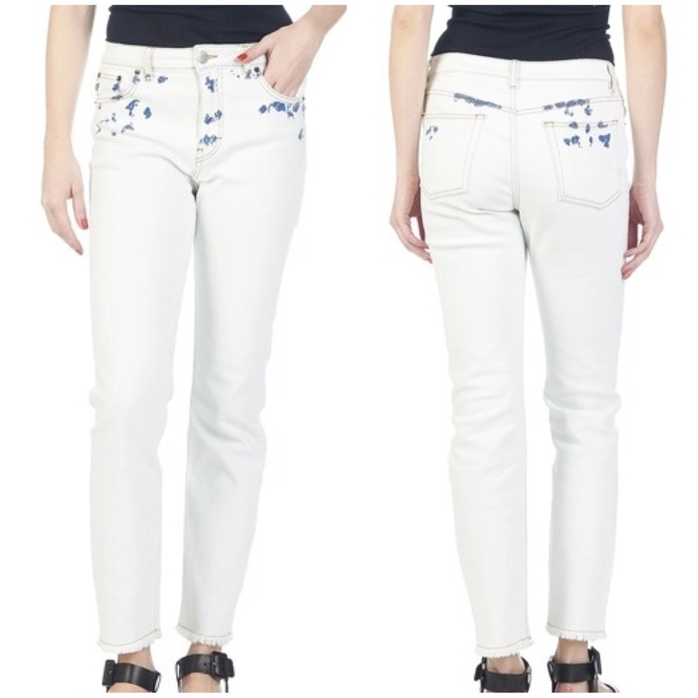 MAJE Jean Droit Distressed Paoline